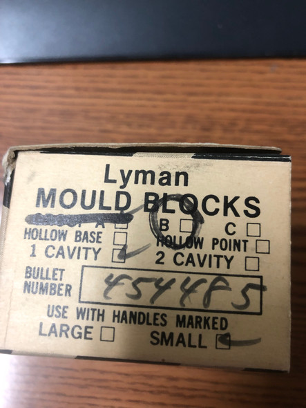 Lyman Black Power Mold .45 Cal GC