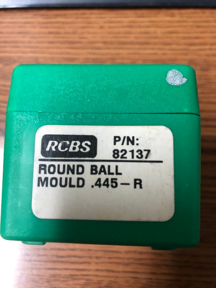 RCBS .445 round ball mold #82137 for casting 134 grain lead balls