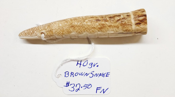 40 gr. Brown Snake Powder Measure Handcrafted  by Local Artist 40 gr. Brown Snake Powder Measure Handcrafted  by Local Artist
