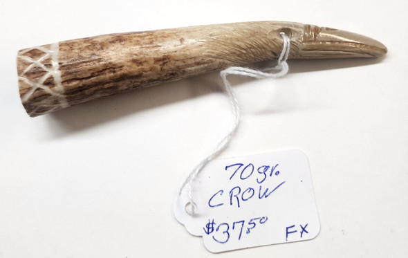 70 gr. Crow Powder Measure Handcrafted  by Local Artist