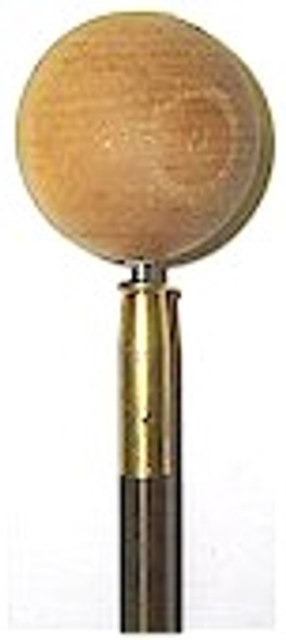 Hardwood palm saver tool for easier rifle loading with under-gun rod