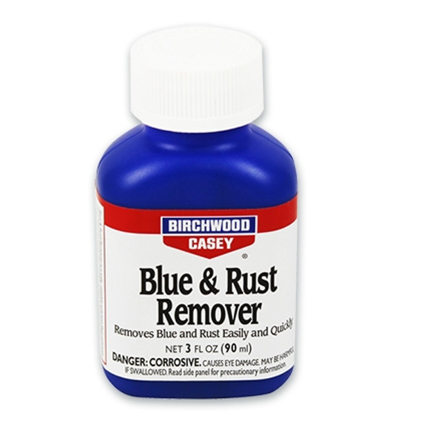 Blue & Rust Remover – Safe solution for removing rust and old blue from firearms and tools.