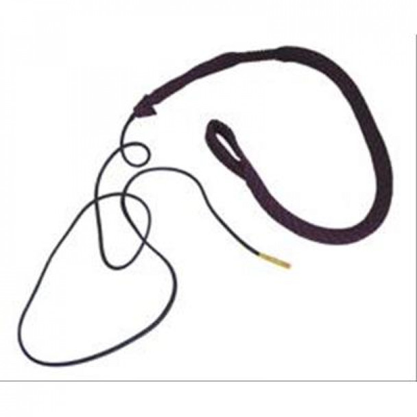 Hoppe's Bore Snake Cleaner for .380, 9mm, .38, and .357 caliber firearms – durable bore cleaning cord with built-in brush and brass weight for quick, effective cleaning.