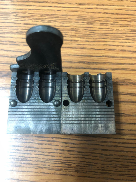 Lyman .45 Colt SWC 255 grain bullet mold with double cavity, model #452424