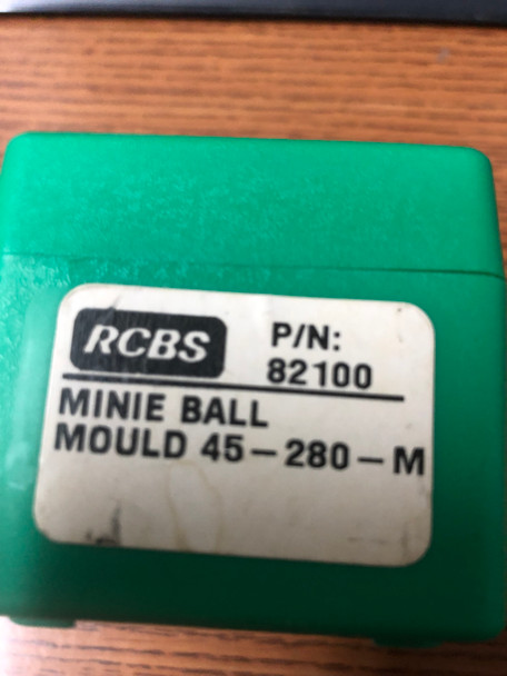 RCBS Minnie Mold .45 Cal 280 GR #82100 precision cast iron bullet mold