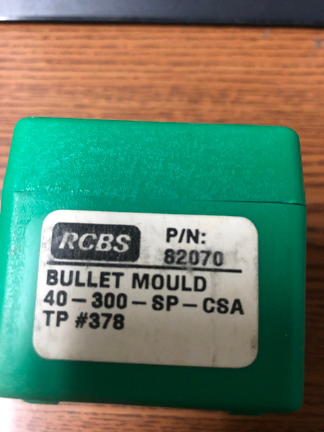 RCBS .40 Cal 300 Grain CSA Silhouette Spitzer Point Rifle Bullet Mold #082070