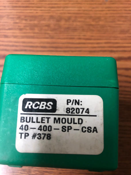 RCBS .40 Cal 400 Grain SP-CSA Silhouette Spitzer Point Rifle Bullet Mold #082074 – Discontinued