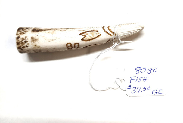 80 gr. Fish Powder Measure Handcrafted  by Local Artist