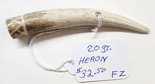 20 gr. Heron Powder Measure Handcrafted  by Local Artist