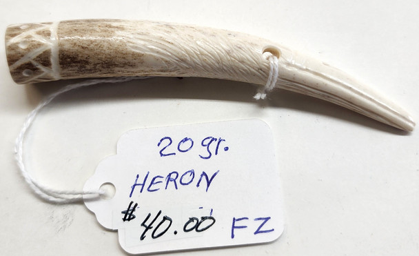 20 gr. Heron Powder Measure Handcrafted  by Local Artist