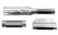 Octagon Ramrod  Pipe Set-  5/16 German Silver