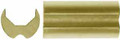 Brass Ramrod  Grooved Nose Cap 2'' 13/16