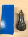 Philadelphia Copper Flask .31 Cal DP 537 with aged patina finish