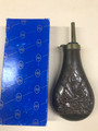 Used Colt .44 caliber copper powder flask with vintage patina