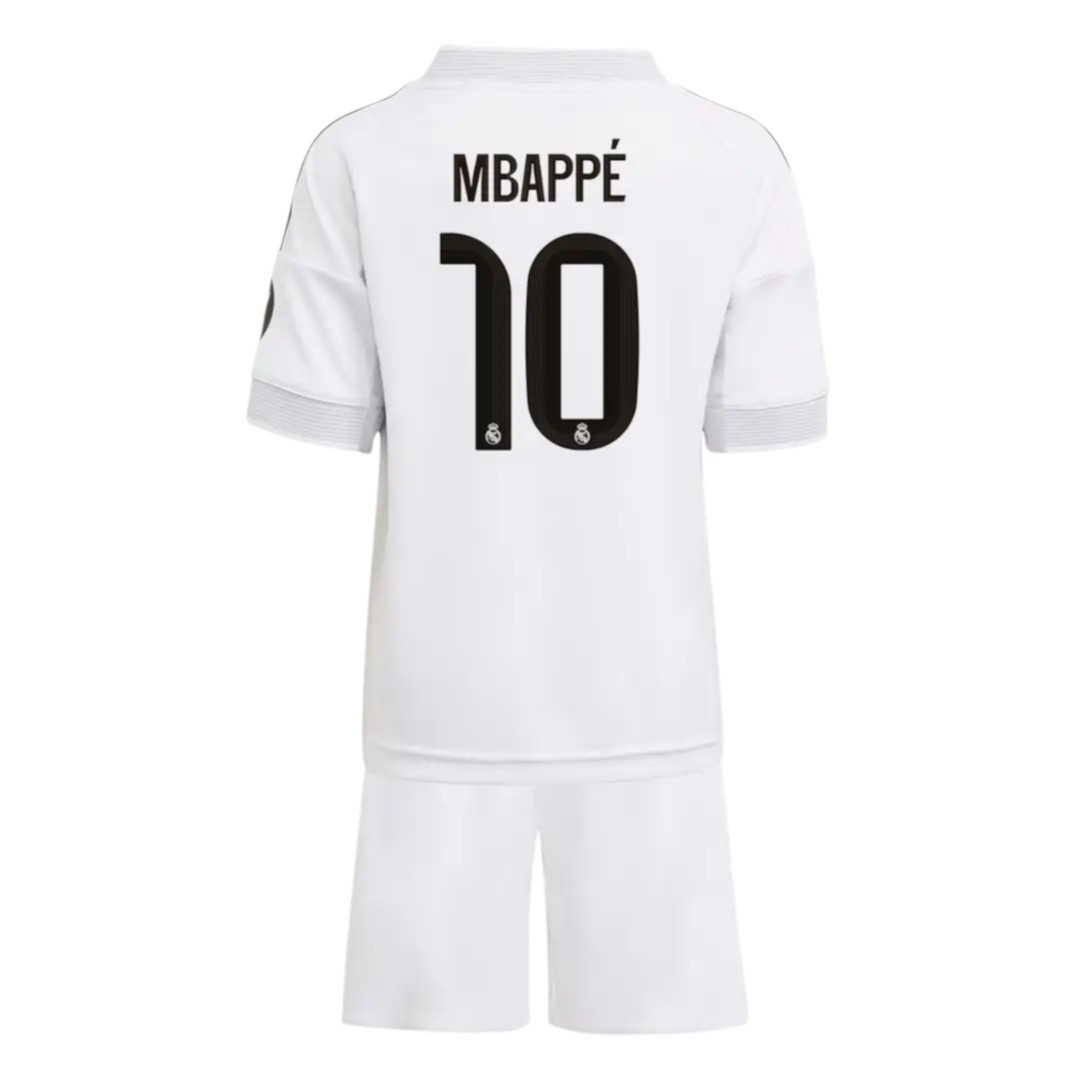 MBAPPÉ #10 Real Madrid 25/26 Kid's Home Mini-Kit - All Jerseys