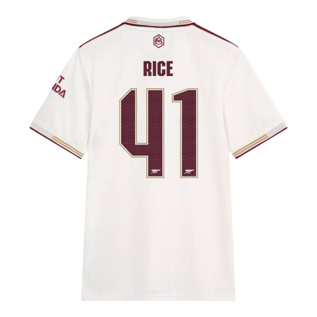 RICE #41 Arsenal 25/26 Authentic Men's Third Shirt - Arsenal Font