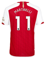 MARTINELLI #11 Arsenal 23/24 Authentic Men's Home Shirt - PL Font
