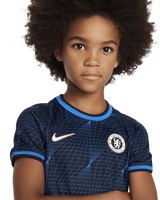 PALMER #20 Chelsea 23/24 Kid's Away Shirt and Shorts - PL Font