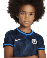 PALMER #20 Chelsea 23/24 Kid's Away Shirt and Shorts - Chelsea Font