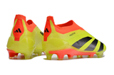 adidas Predator Elite FG Laceless - Yellow/Solar Red