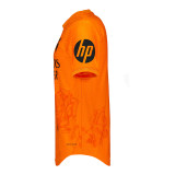 Real Madrid Y-3 23/24 Kid's Goalkeeper Orange Shirt and Shorts