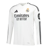 Real Madrid 24/25 Men's Home Long Sleeve Shirt