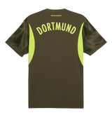 Borussia Dortmund 24/25 Kid's Olive Goalkeeper Shirt and Shorts