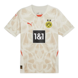 Borussia Dortmund 24/25 Kid's Beige Goalkeeper Shirt and Shorts