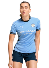 DE BRUYNE #17 Manchester City 24/25 Women's Home Shirt - Man City Font