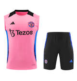 Manchester United 24/25 Men's Pink Training Tank Top