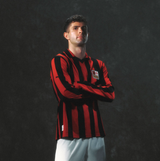 AC Milan Men's 125th Red & Black Anniversary Long Sleeve Shirt