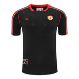 Manchester United 25/26 Men's Black Terrace Icon Shirt