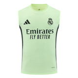 Real Madrid 25/26 Men's Lime Green Training Tank Top