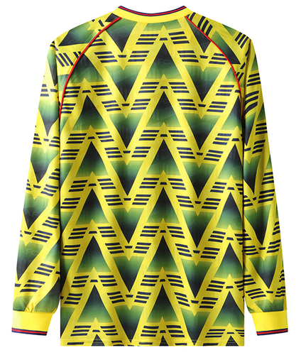 Arsenal 91/93 Men's Away Retro Long Sleeve Shirt