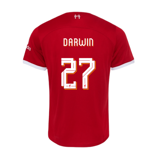 DARWIN #27 Liverpool 23/24 Authentic Men's Home Shirt - LFC Font