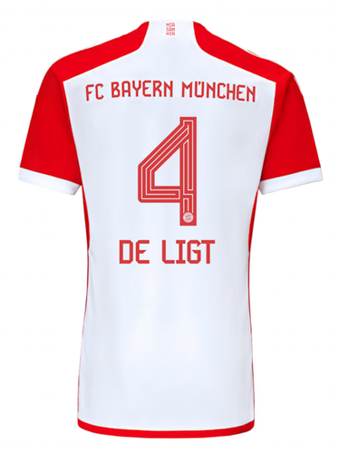 DE LIGT #4 Bayern Munich 23/24 Stadium Men's Home Shirt