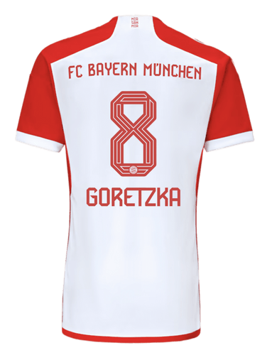 GORETZKA #8 Bayern Munich 23/24 Stadium Men's Home Shirt