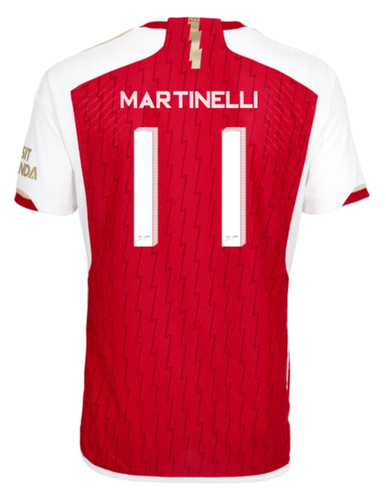 MARTINELLI #11 Arsenal 23/24 Authentic Men's Home Shirt - Arsenal Font