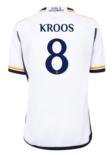 KROOS #8 Real Madrid 23/24 Kid's Home Shirt and Shorts