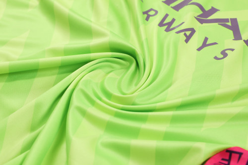Manchester City 23/24 Men's Neon Yellow Goalkeeper Long Sleeve Shirt