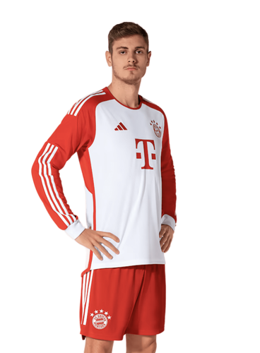 GORETZKA #8 Bayern Munich 23/24 Men's Home Long Sleeve Shirt