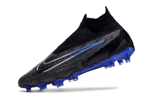Nike Phantom GX Elite DF FG Football Boots - Drak Gray/Blue