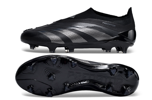 adidas Predator Elite FG Laceless - Black