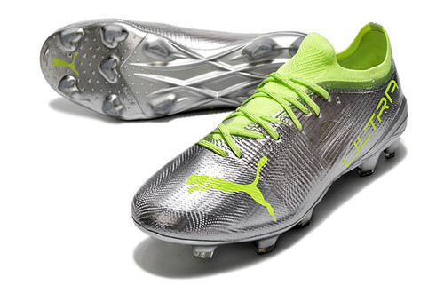 Puma Ultra 1.3 FG/AG - Silver/Neon Yellow