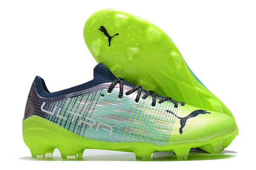 Puma Ultra 1.3 FG/AG - Light Blue/Neon Yellow