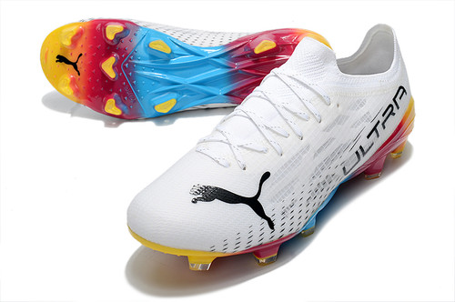 Puma Ultra 1.3 FG/AG - White/Multicolor