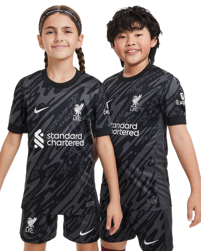 Liverpool 24/25 Kid's Home Goalkeeper Shirt and Shorts