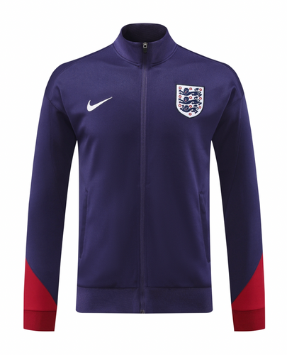 England 2024 Men's Navy Long Zip Jacket
