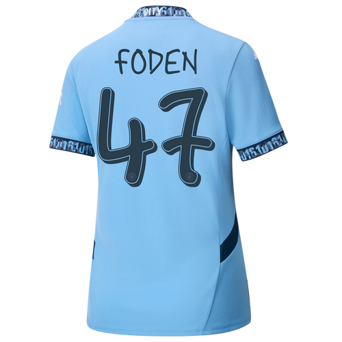 FODEN #47 Manchester City 24/25 Women's Home Shirt - Man City Font
