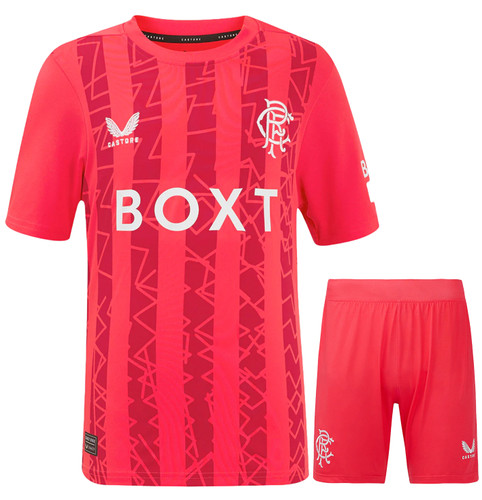 Rangers 24/25 Kid's Away Goalkeeper Shirt and Shorts